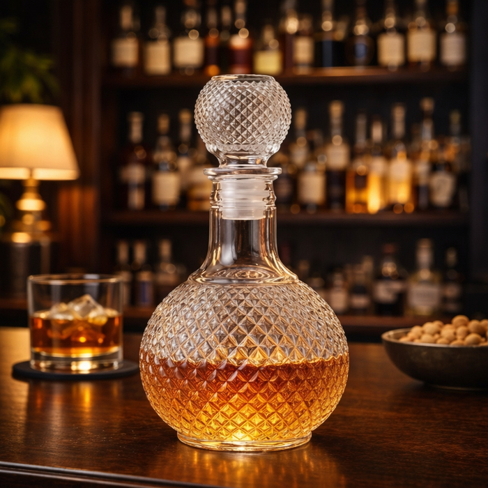 Whiskey Üveg – Gyémántcsiszolású Kiadás – Gabriella Budapest