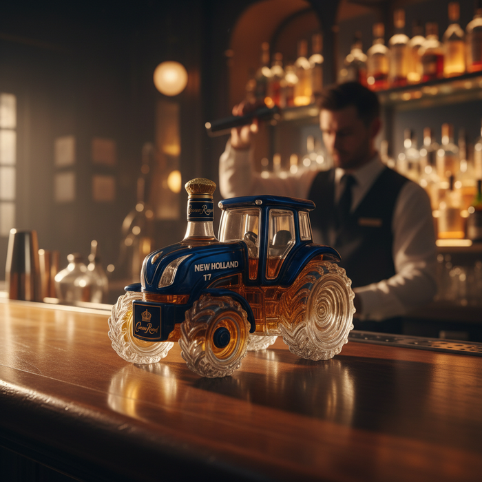 Whiskey Üveg – New Holland T7 Traktor Kiadás – 4. kép