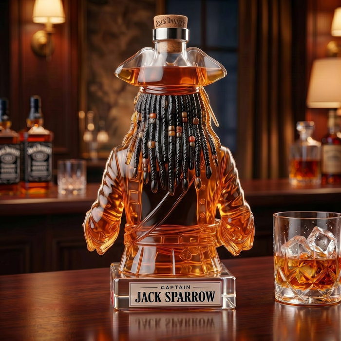 Jack Sparrow Kapitány Whiskey Üveg – 2. kép