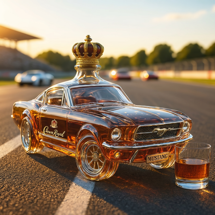 Whiskey Üveg – Mustang Sportautó Kiadás – 5. kép