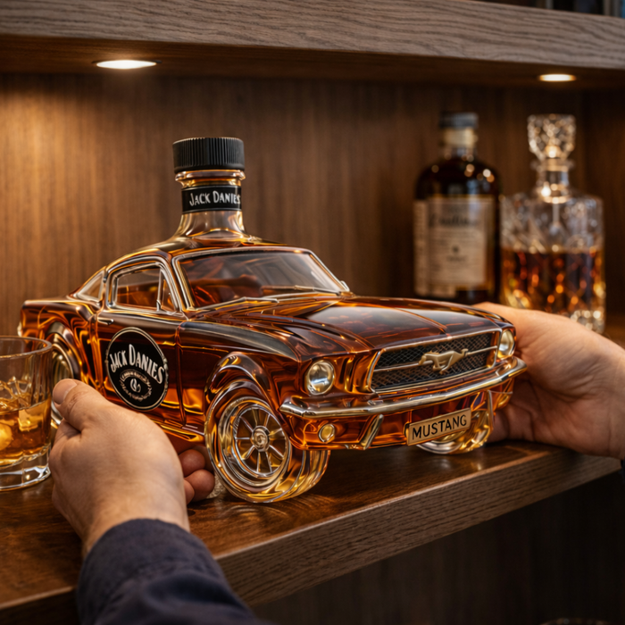 Whiskey Üveg – Sportautó Kiadás – 8. kép