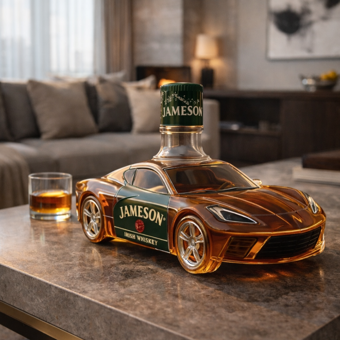 Whiskey Üveg – Sportautó Kiadás – 8. kép
