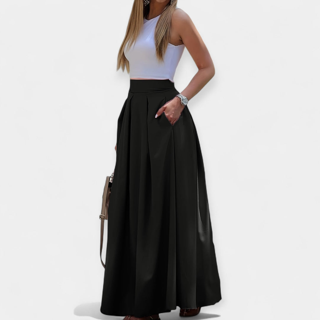 Elegáns midi szoknya – 3. kép