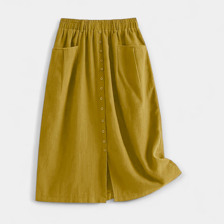 Midi szoknya vintage mintával – 2. kép