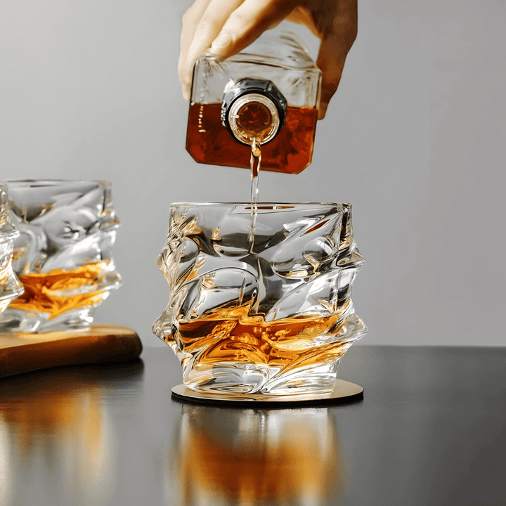 Japán Kristály Whiskey Pohár – Arashi – 9. kép