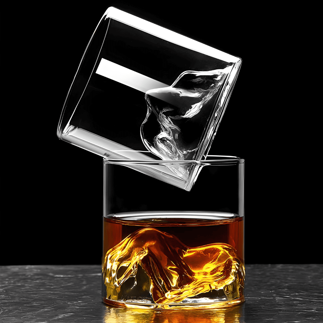 Japán Kristály Whiskey Pohár – Mount Fuji – 11. kép