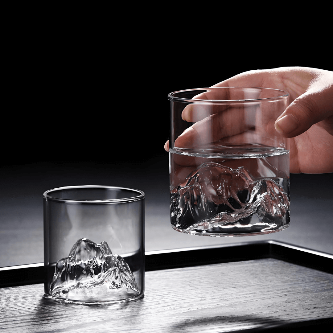 Japán Kristály Whiskey Pohár – Mount Fuji – 15. kép