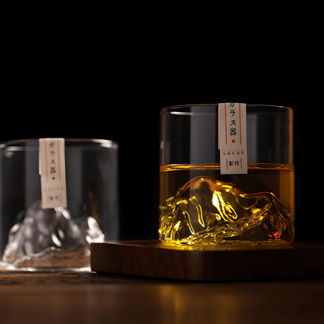 Japán Kristály Whiskey Pohár – Mount Fuji – 16. kép