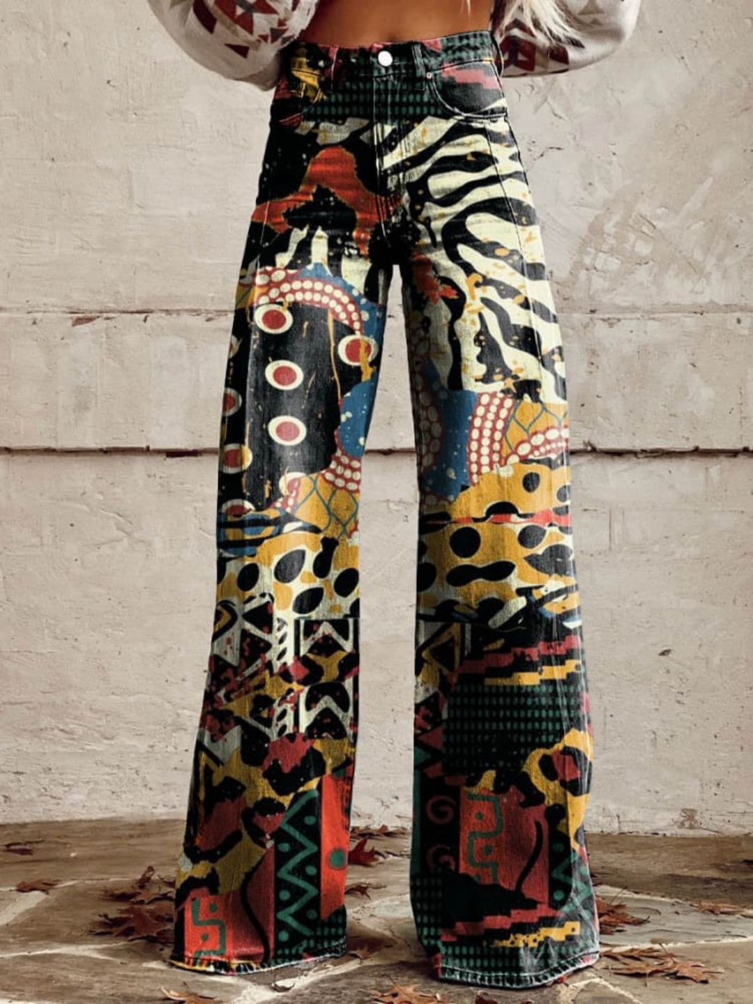 Elegáns boho nadrág Ágota – 3. kép