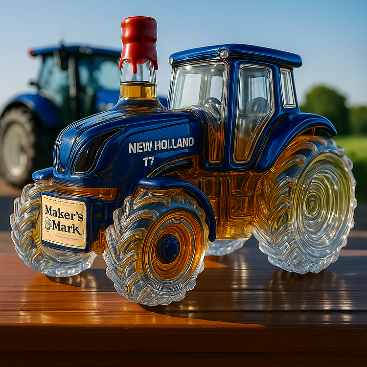 Whiskey Üveg – New Holland T7 Traktor Kiadás – 8. kép