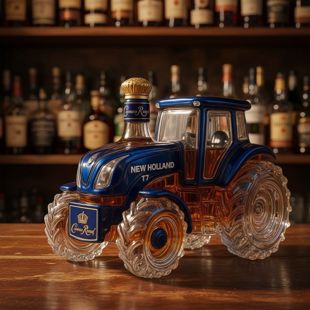 Whiskey Üveg – New Holland T7 Traktor Kiadás – Gabriella Budapest