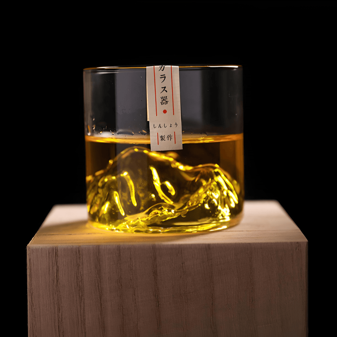 Japán Kristály Whiskey Pohár – Mount Fuji – 17. kép