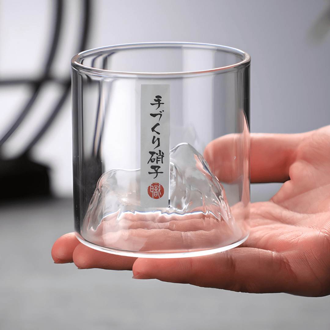 Japán Kristály Whiskey Pohár – Mount Fuji – 18. kép