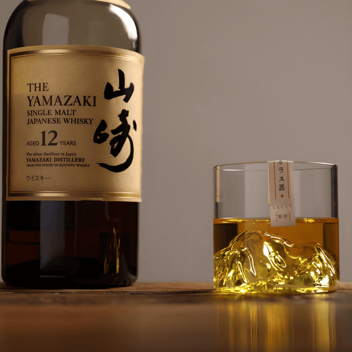 Japán Kristály Whiskey Pohár – Mount Fuji – 4. kép