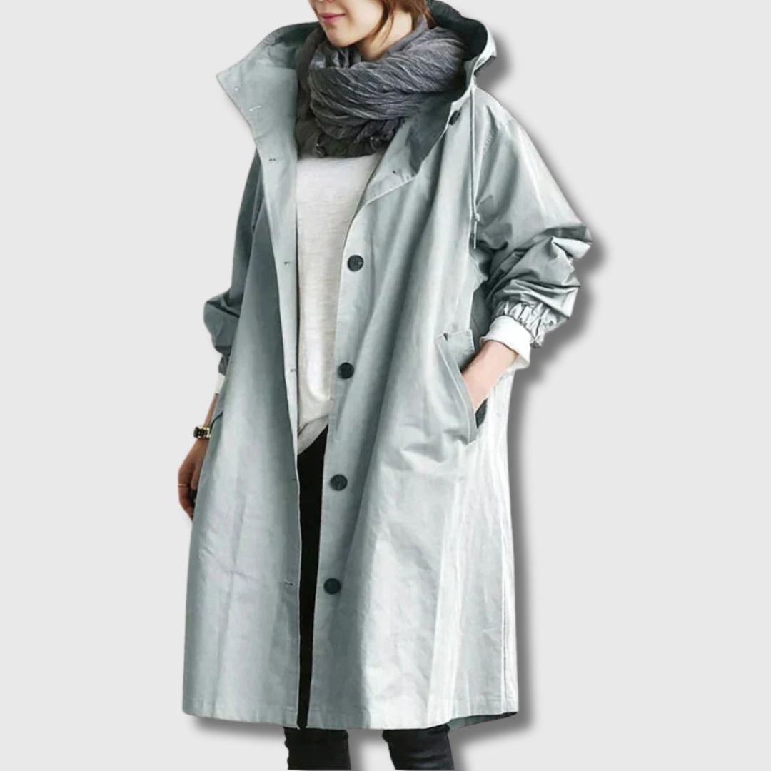 Női trench Kabát örök eleganciával Katrin – 3. kép