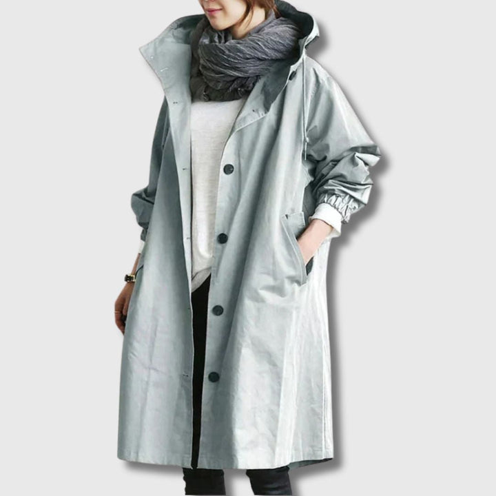 Női trench Kabát örök eleganciával Katrin – 3. kép
