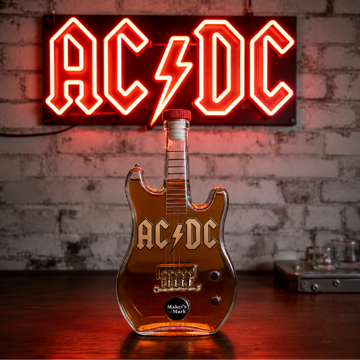 Whiskey Üveg – AC/DC Gitár Kiadás – 2. kép