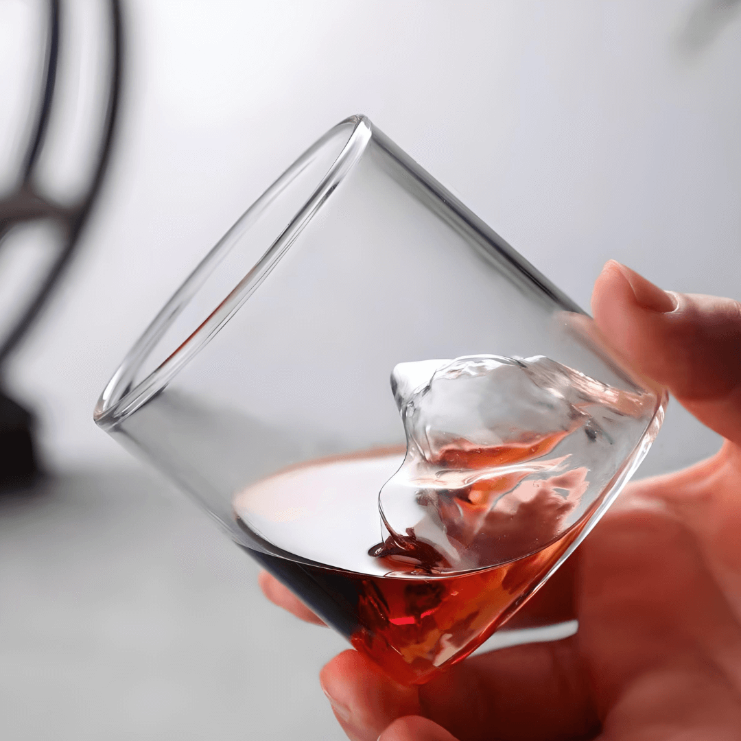 Japán Kristály Whiskey Pohár – Mount Fuji – 3. kép