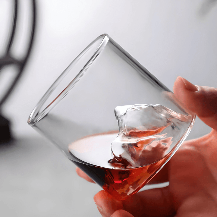 Japán Kristály Whiskey Pohár – Mount Fuji – 3. kép
