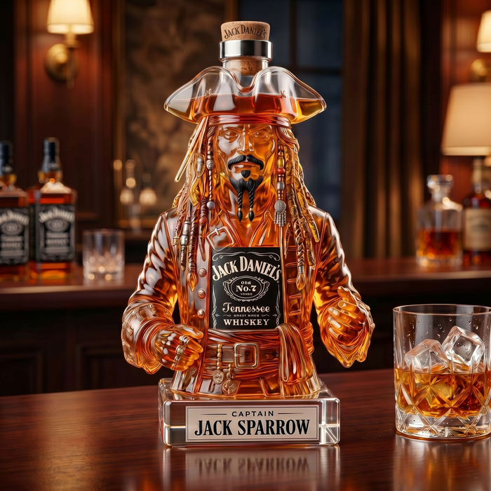 Jack Sparrow Kapitány Whiskey Üveg – Gabriella Budapest