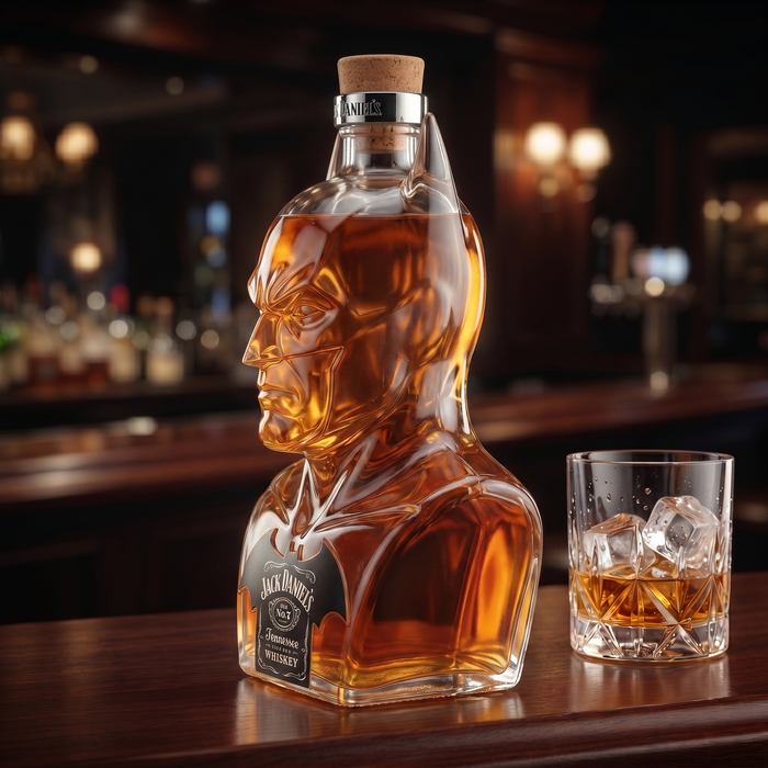 Batman – A Sötét Lovag Whiskey Üveg – 2. kép