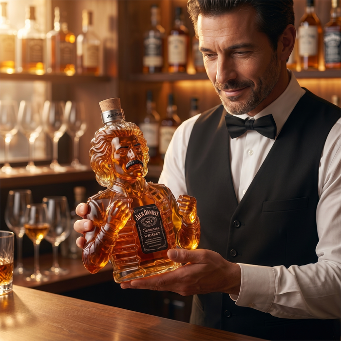 Freddie Mercury Whiskey Üveg – 3. kép