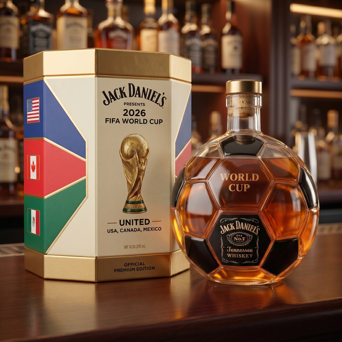 Whiskey Üveg – 2026 Világbajnoki Labda – Gabriella Budapest