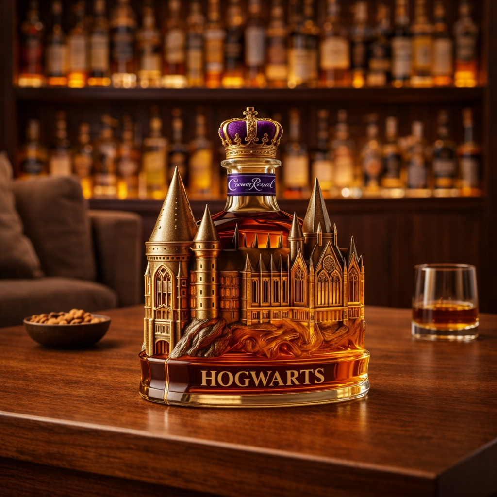 Whiskey Üveg – Roxfort Kastély Kiadás – 4. kép