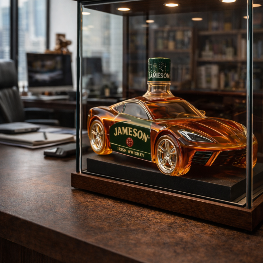 Whiskey Üveg – Sportautó Kiadás – 10. kép