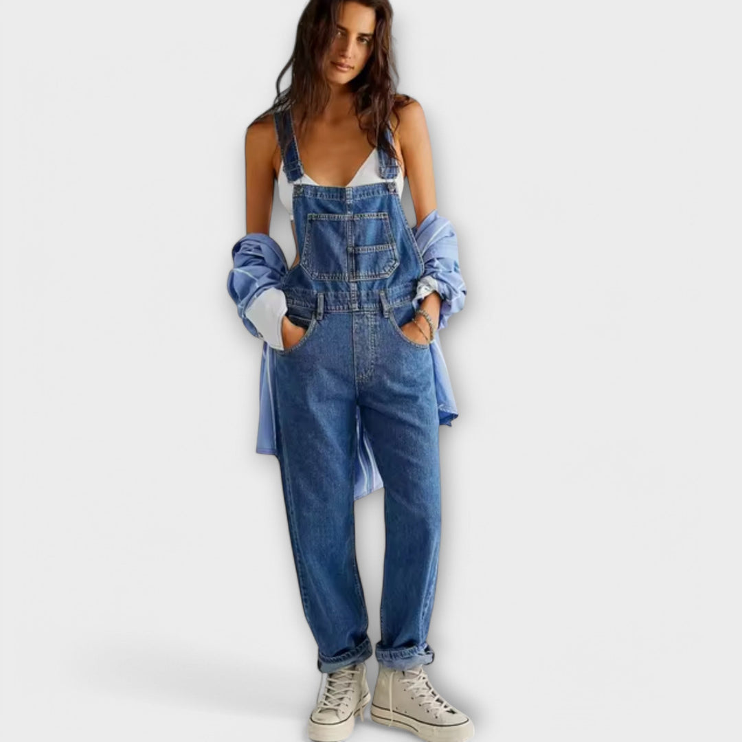 Szabad stílusú farmer overall Shaira – Gabriella Budapest