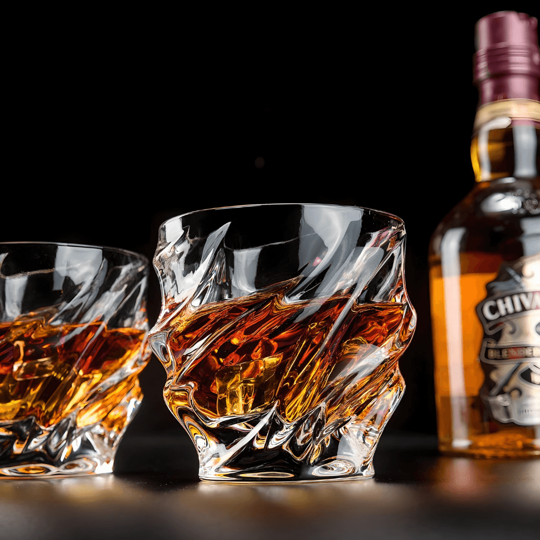 Japán Kristály Whiskey Pohár – Nami – 3. kép