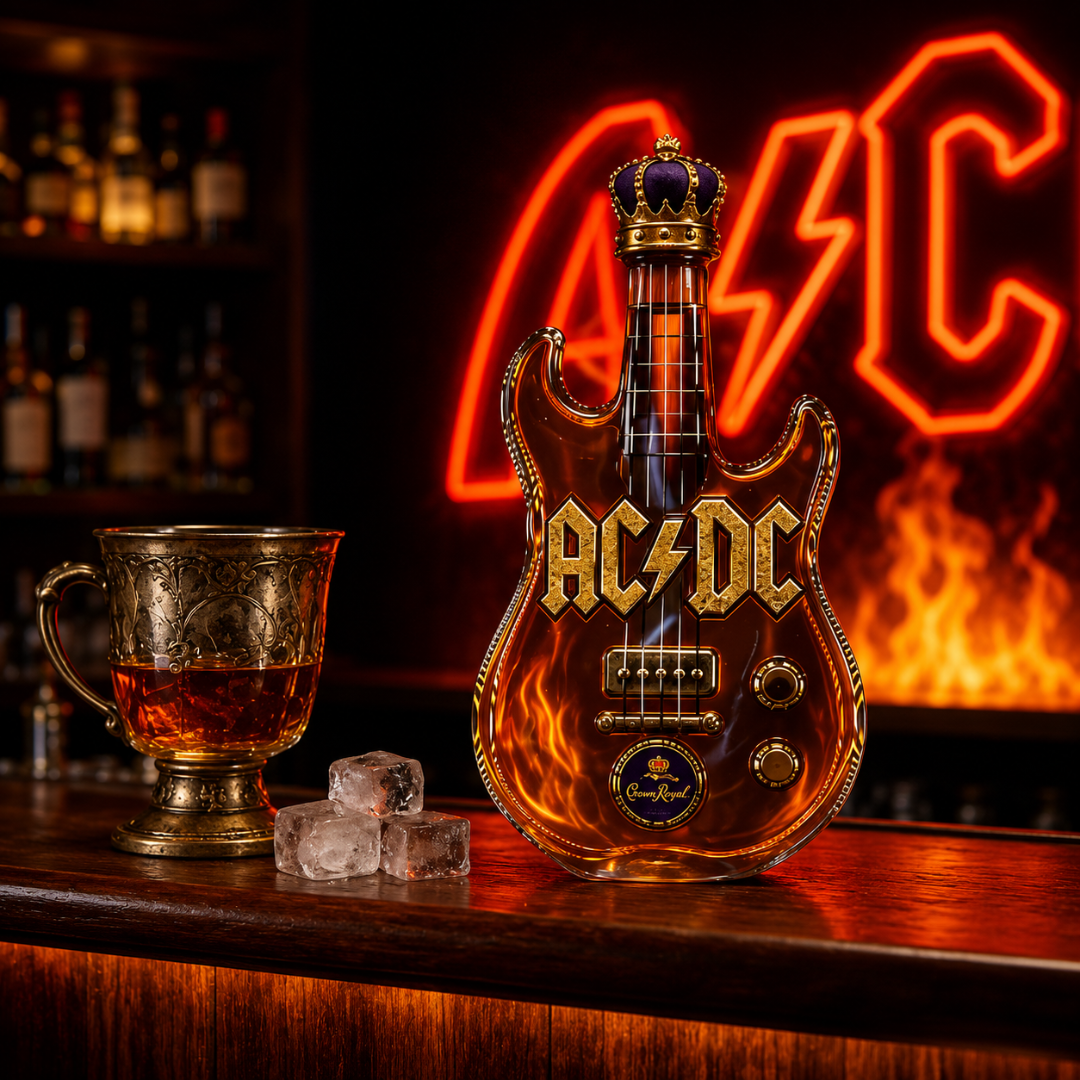 Whiskey Üveg – AC/DC Gitár Kiadás – Gabriella Budapest