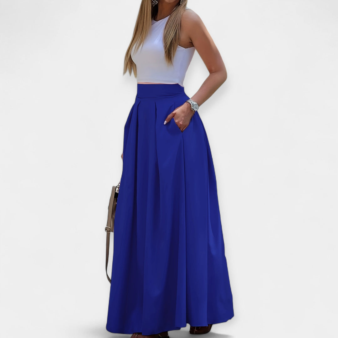 Elegáns midi szoknya – 5. kép