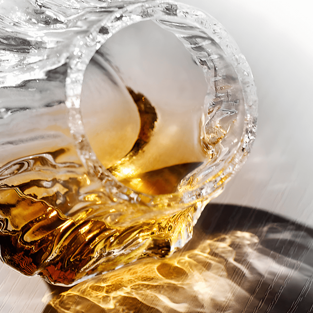 Japán Kristály Whiskey Pohár – Yama – 5. kép