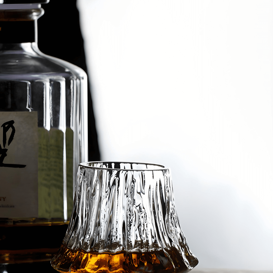 Japán Kristály Whiskey Pohár – Yama – 6. kép