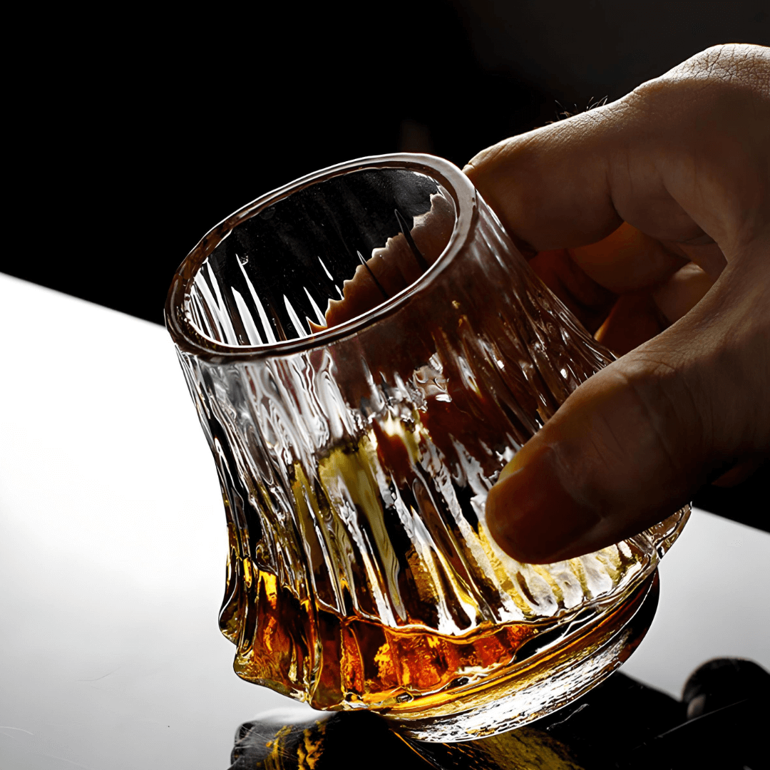 Japán Kristály Whiskey Pohár – Yama – 4. kép