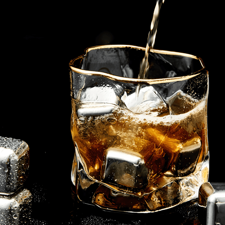 Japán Kristály Whiskey Pohár – Hoshi Gold – 11. kép