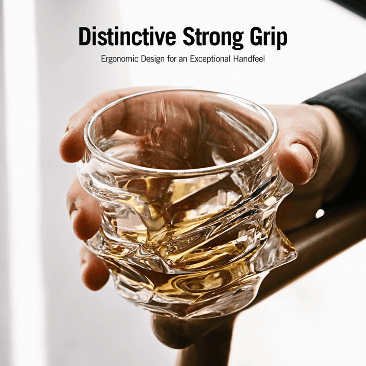 Japán Kristály Whiskey Pohár – Arashi – 2. kép