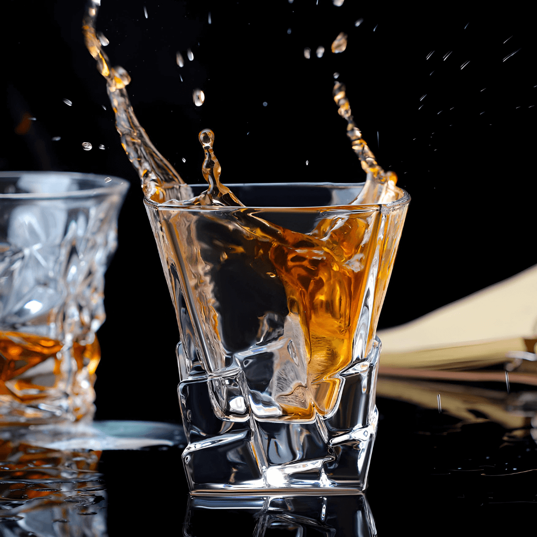 Japán Kristály Whiskey Pohár – Iwa – 4. kép