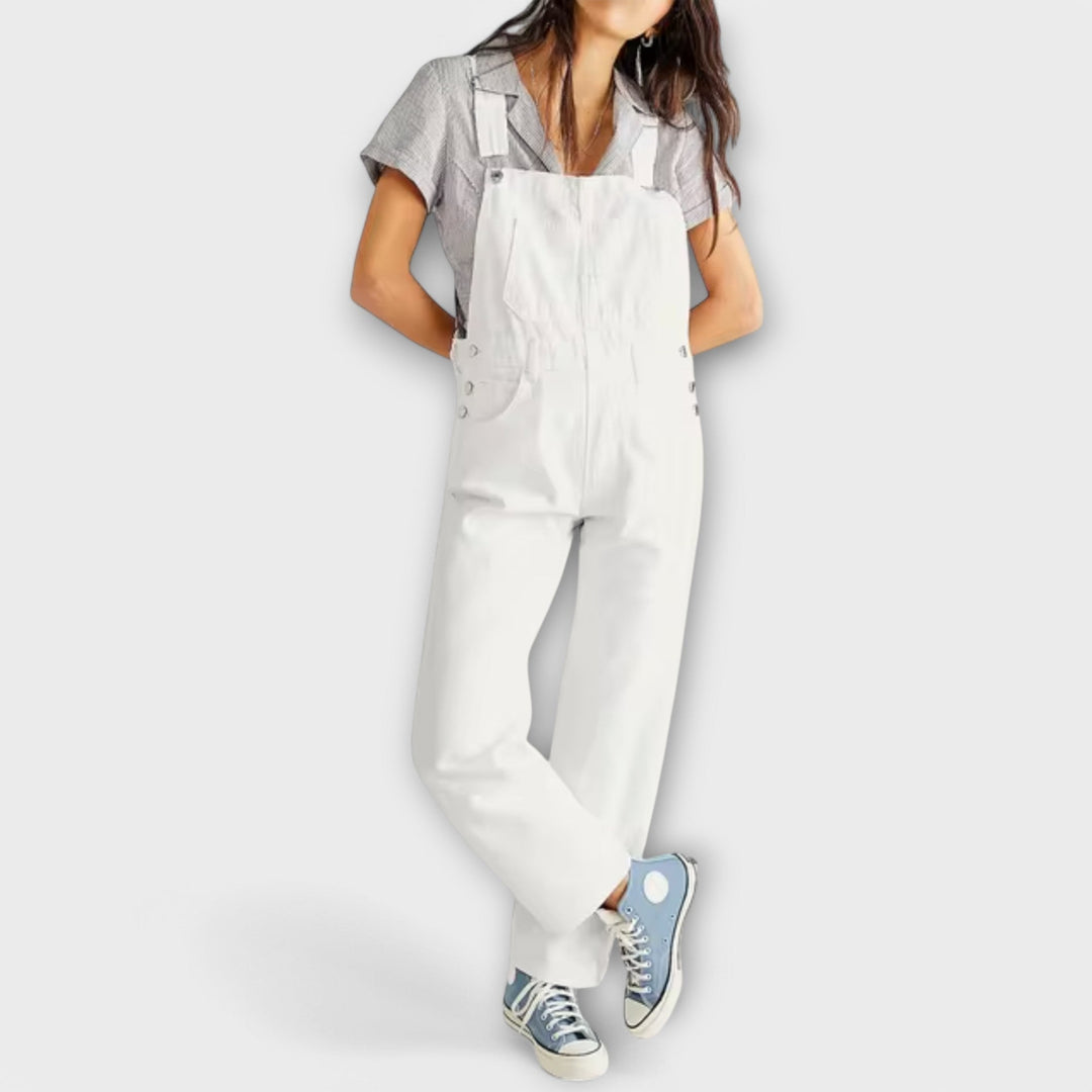 Szabad stílusú farmer overall Shaira – 3. kép