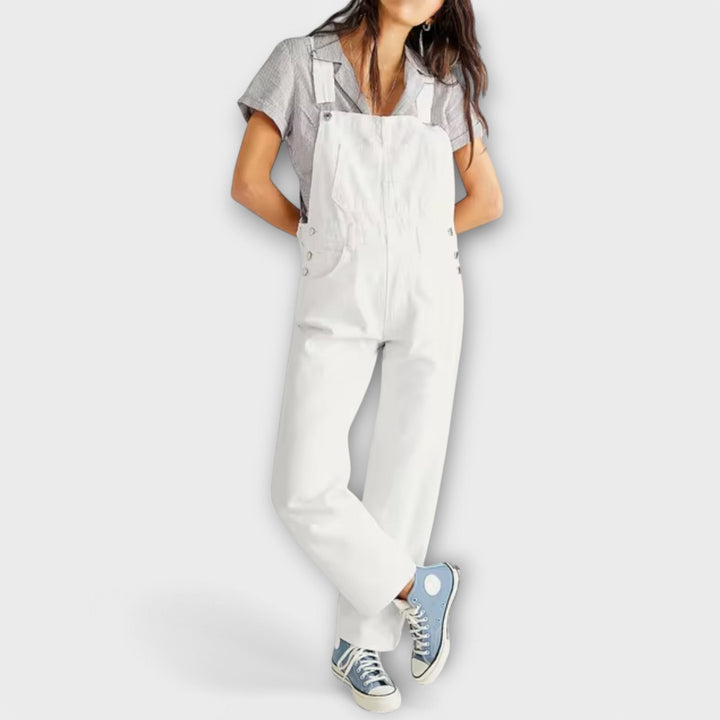 Szabad stílusú farmer overall Shaira – 3. kép