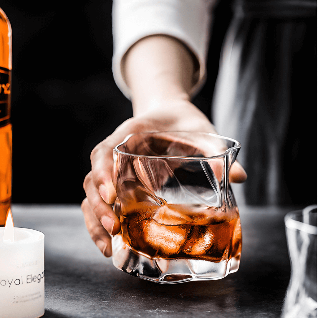 Japán Kristály Whiskey Pohár – Hoshi – 9. kép