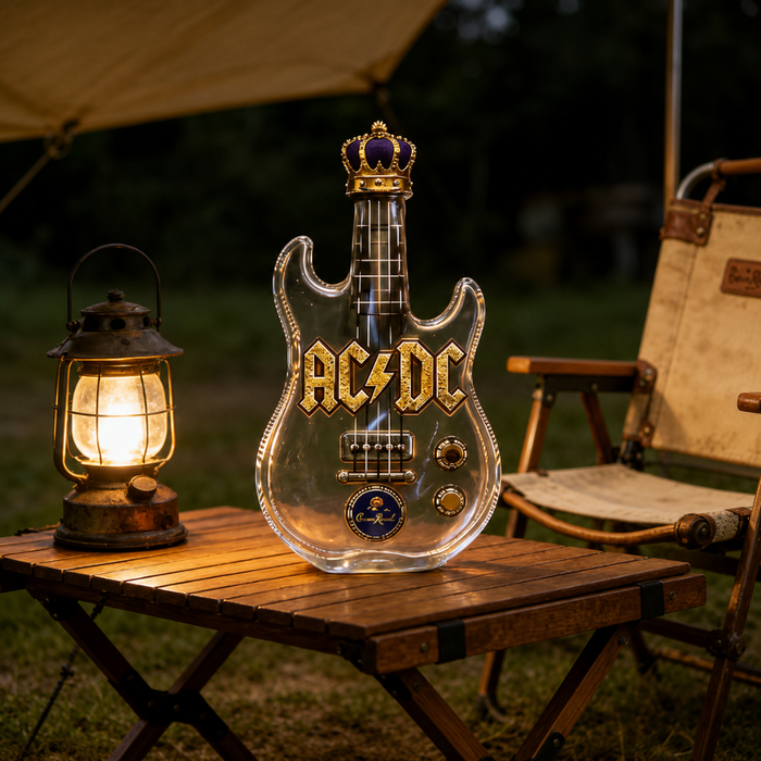 Whiskey Üveg – AC/DC Gitár Kiadás – 3. kép