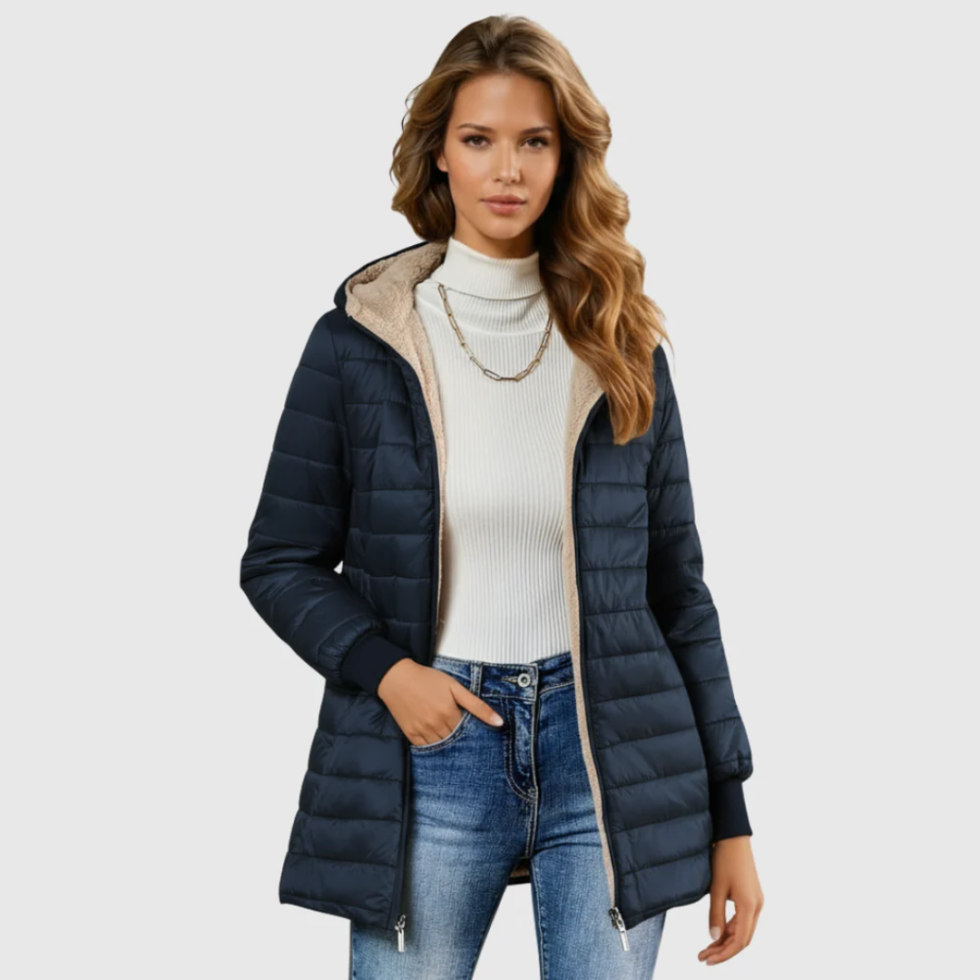 Sherpa-Bélésű Téli Kabát Caro – Gabriella Budapest