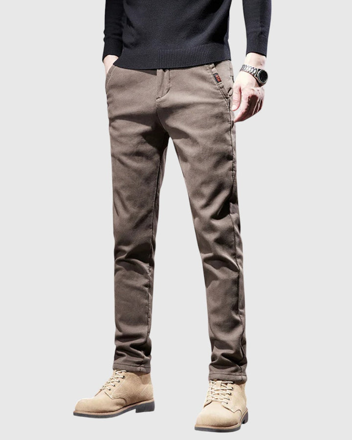 Férfi slim fit nadrág Krisztián – 5. kép