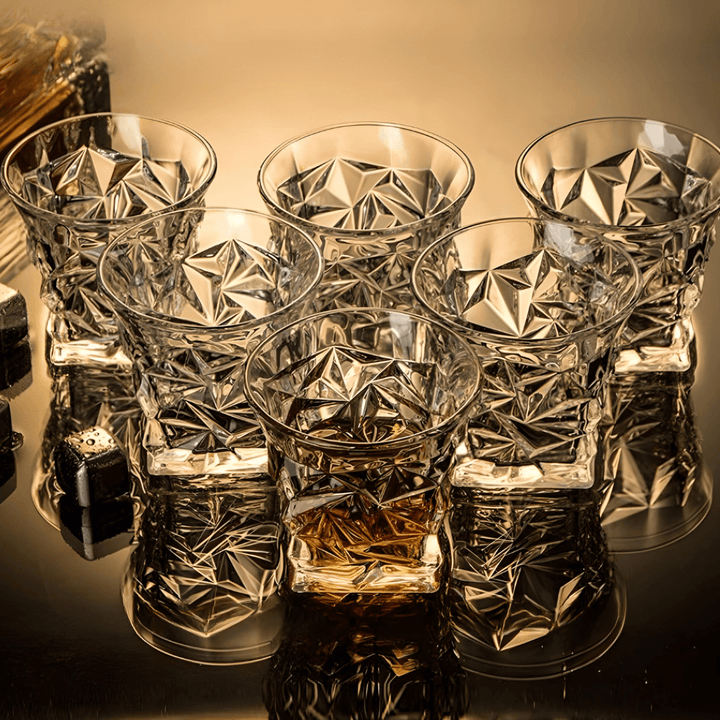 Japán Kristály Whiskey Pohár – Kaze – 8. kép