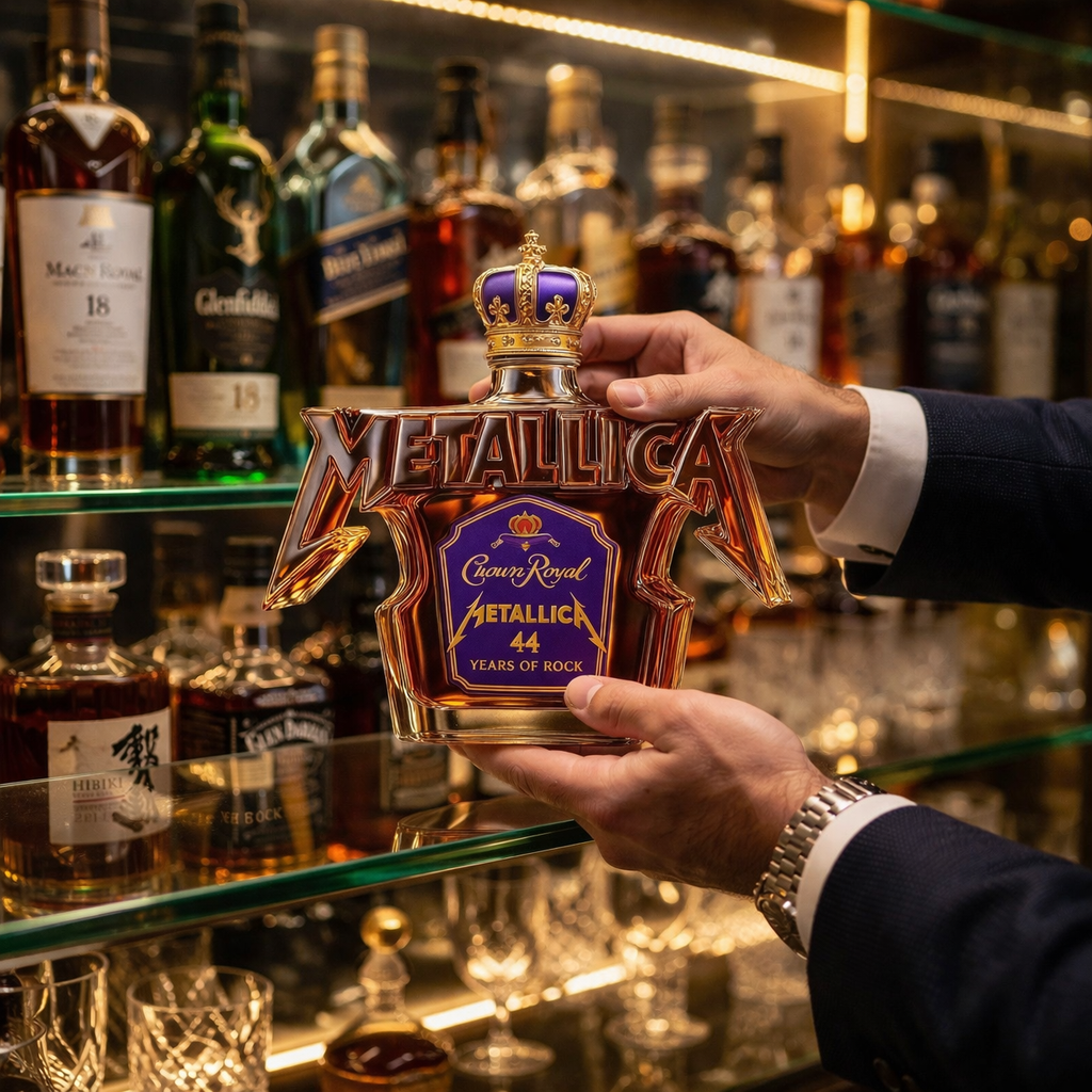 Whiskey Üveg – Metallica Kiadás – 2. kép