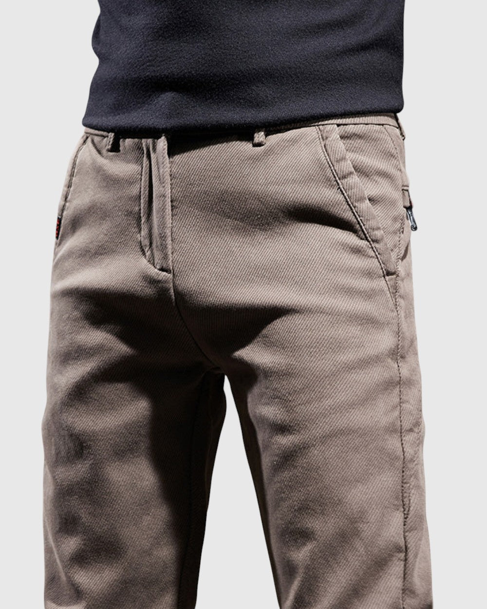 Férfi slim fit nadrág Krisztián – 6. kép