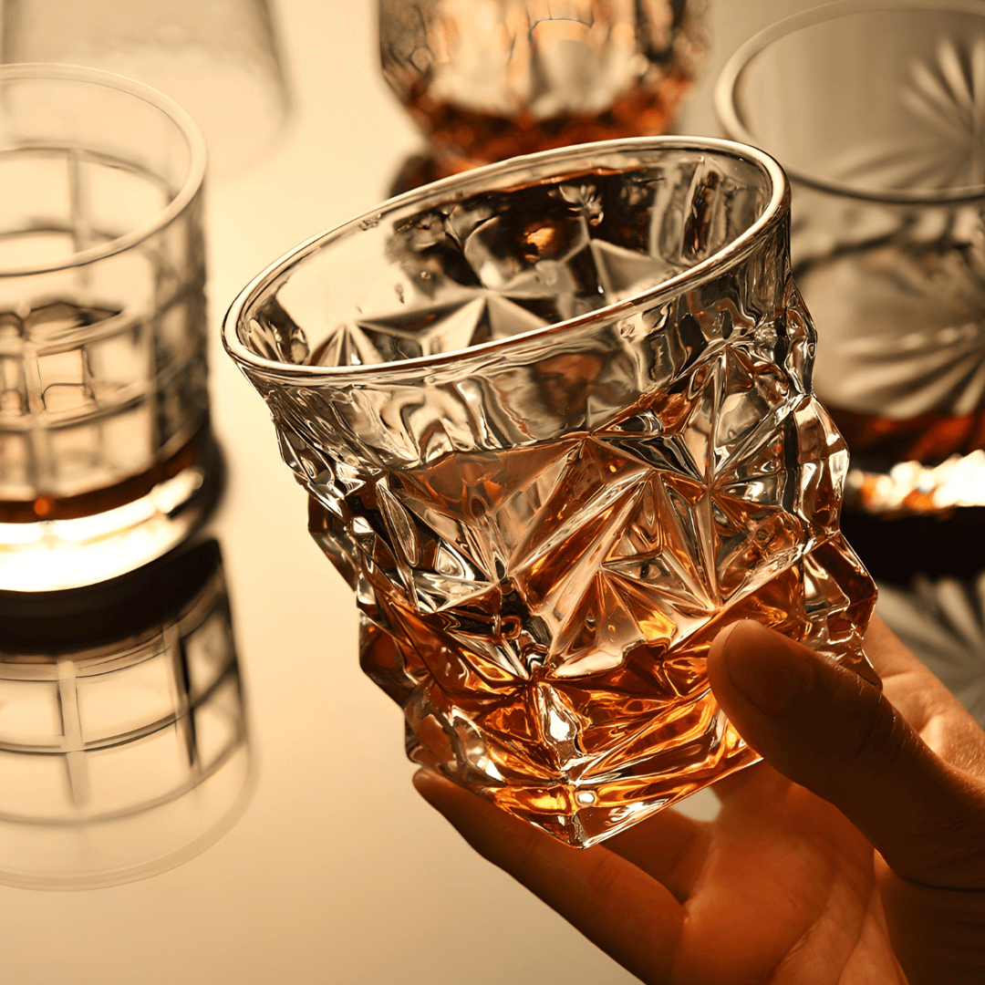 Japán Kristály Whiskey Pohár – Kaze – 9. kép