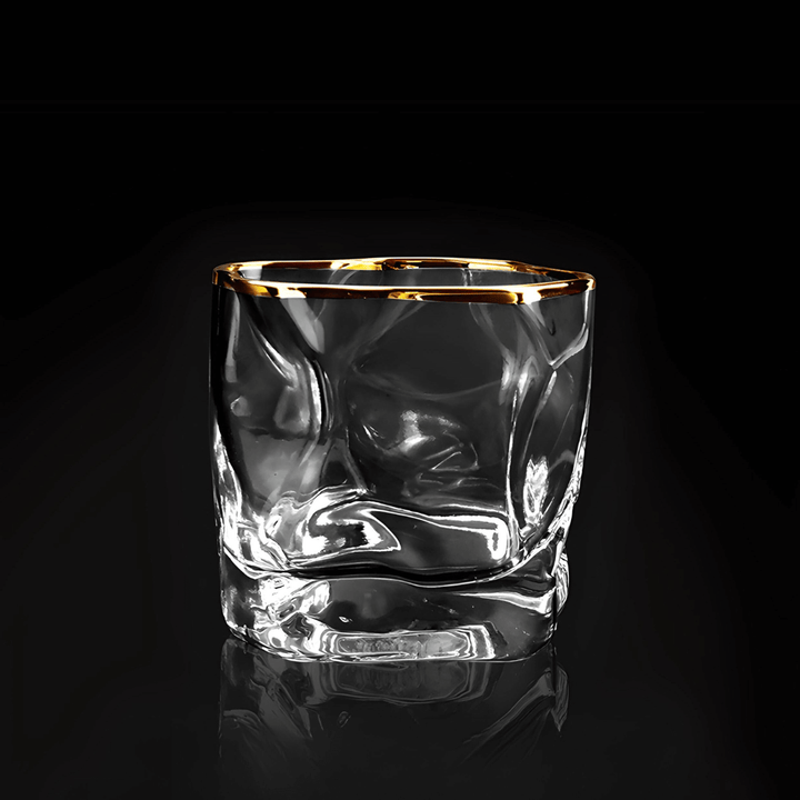 Japán Kristály Whiskey Pohár – Hoshi Gold – 14. kép
